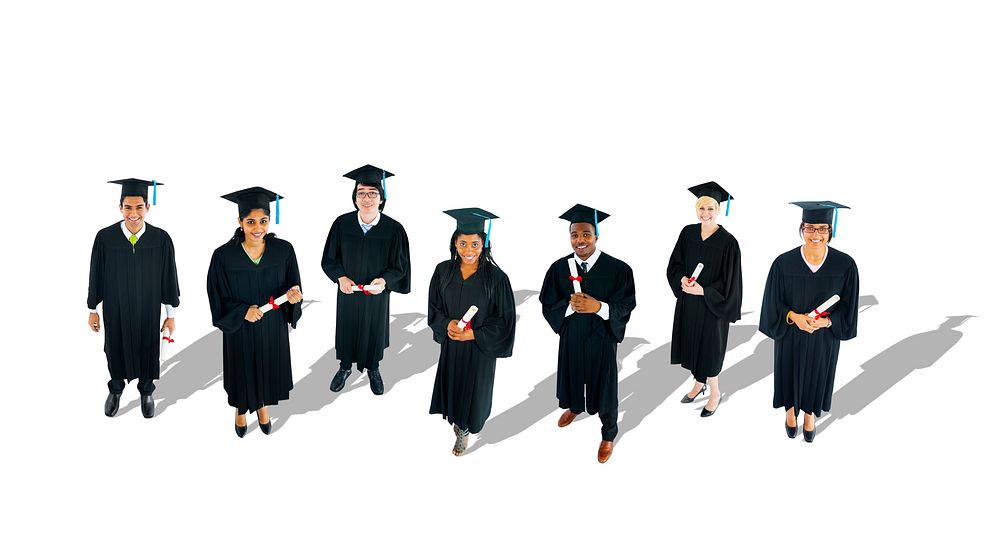 Multi-Ethnic Group of Graduated Student