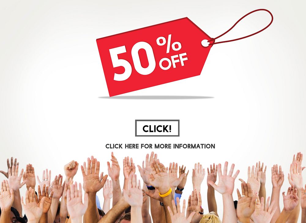 Discount Online Shopping Commercial Click Concept