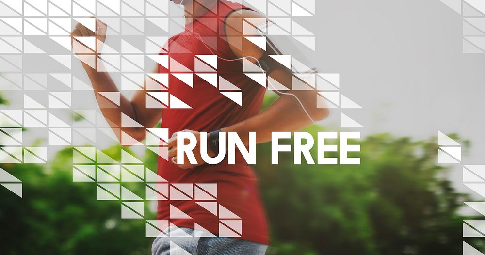 Run Free Activity Exercise Healthy Fitness Sprint Concept
