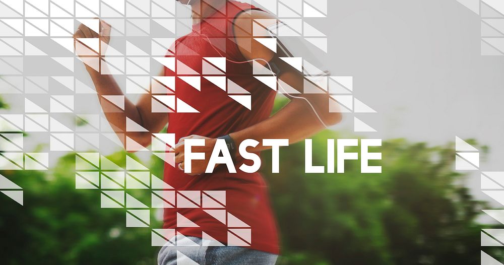 Fast Life Rushing Speed Hurry City Life Lifestyle Concept