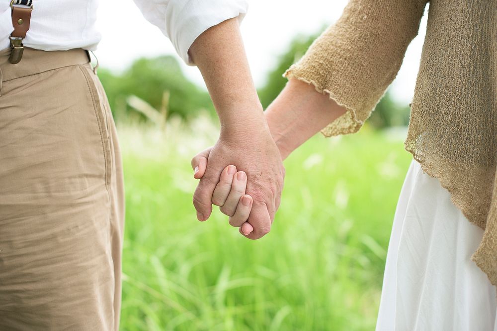 Couple Love Romantic Togetherness Holding Hand Concept