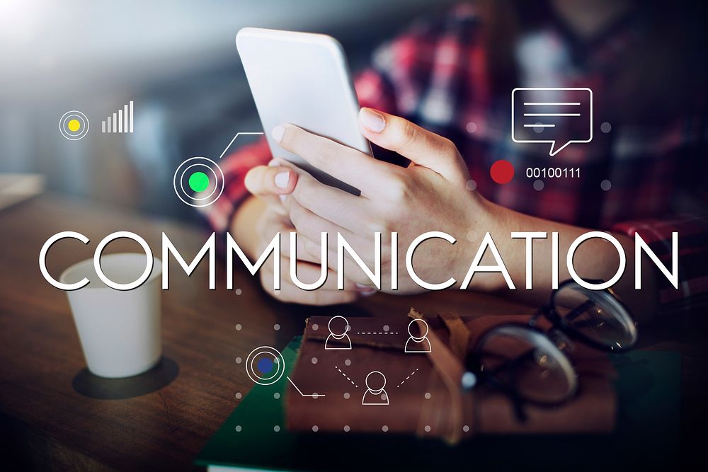 Communication Message icon graphic concept