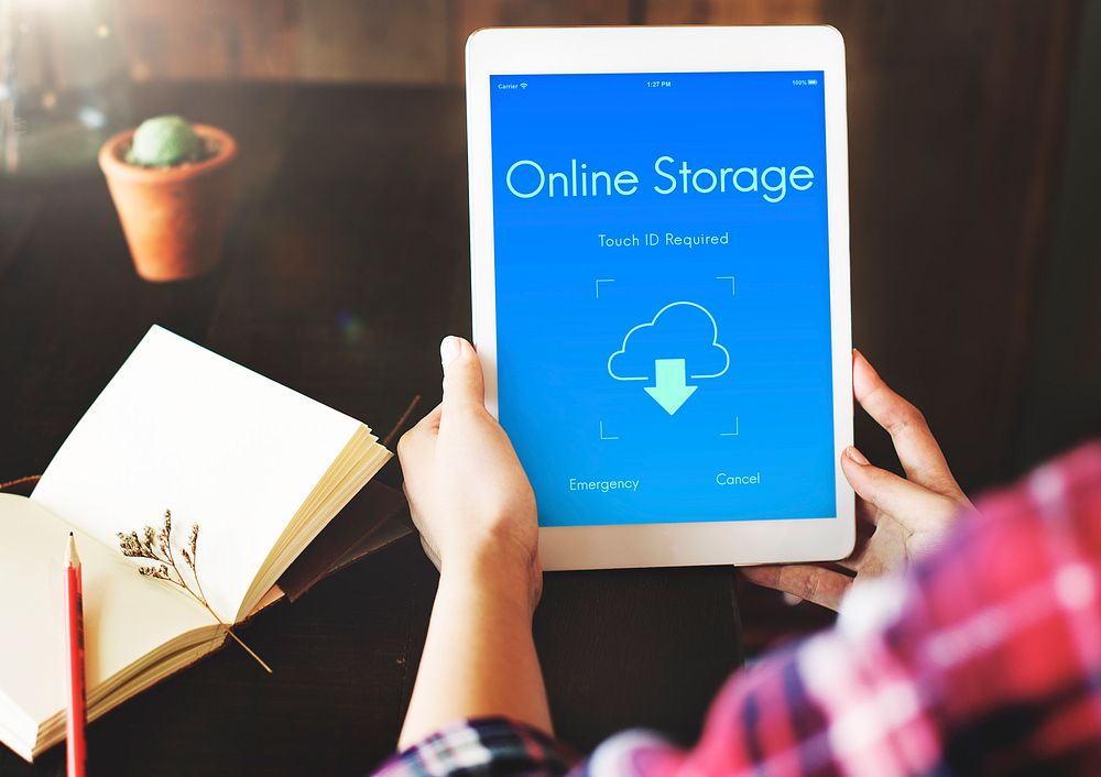 Online Backup Cloud Storage Data Concept
