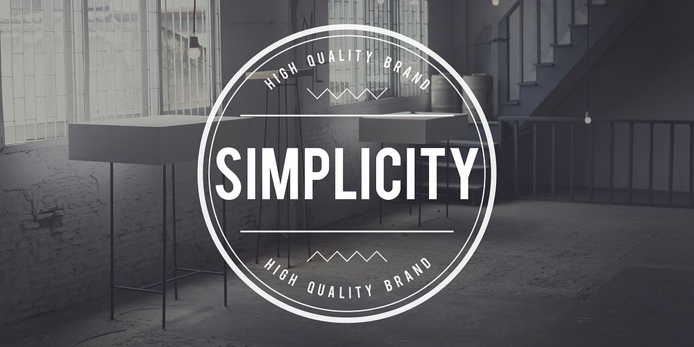 Simplicity Normal Minimal Contemporary Easiness Design Concept