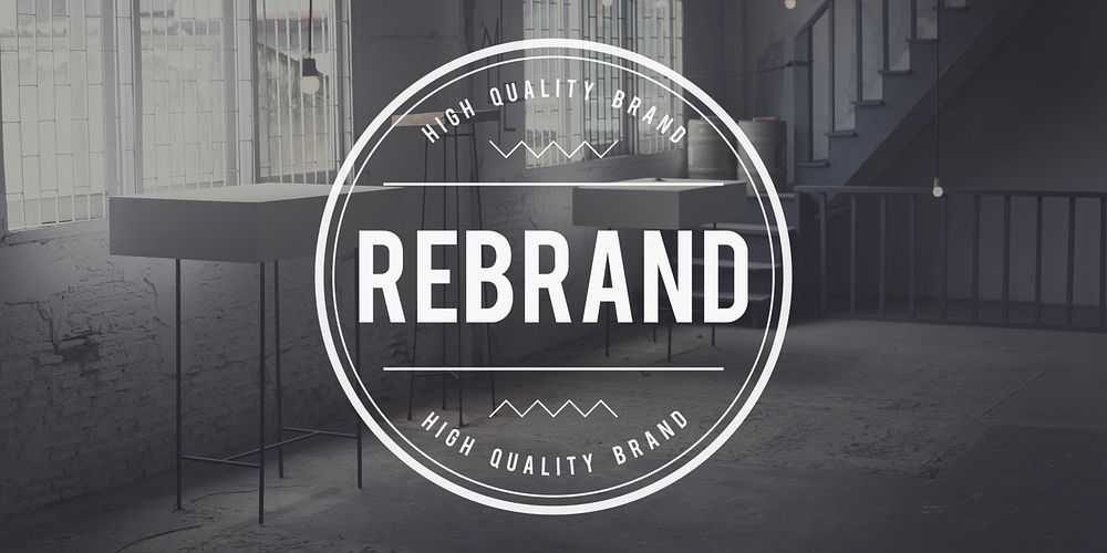Rebrand Strategy Marketing Image Corporate Brand Concept