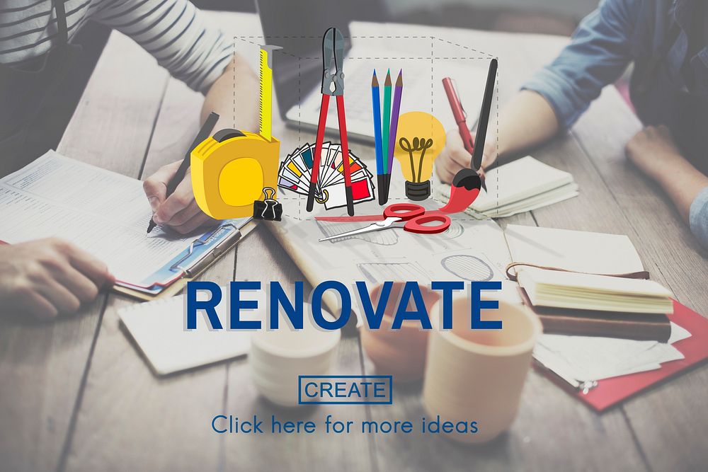 Renovate Craft Creation Ideas Design Art Concept