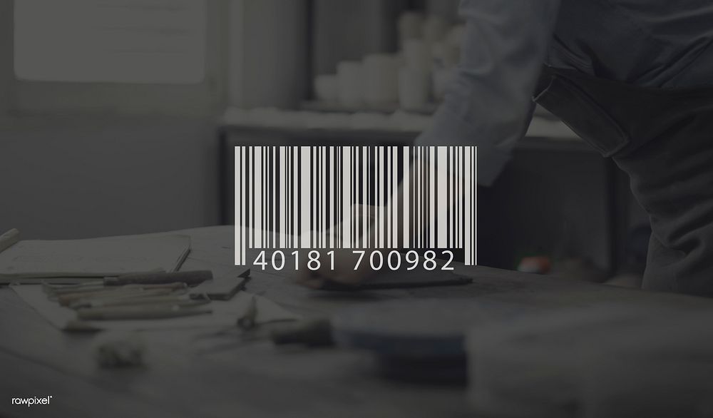 Bar Code Commercial Digital Price Tag Information Concept