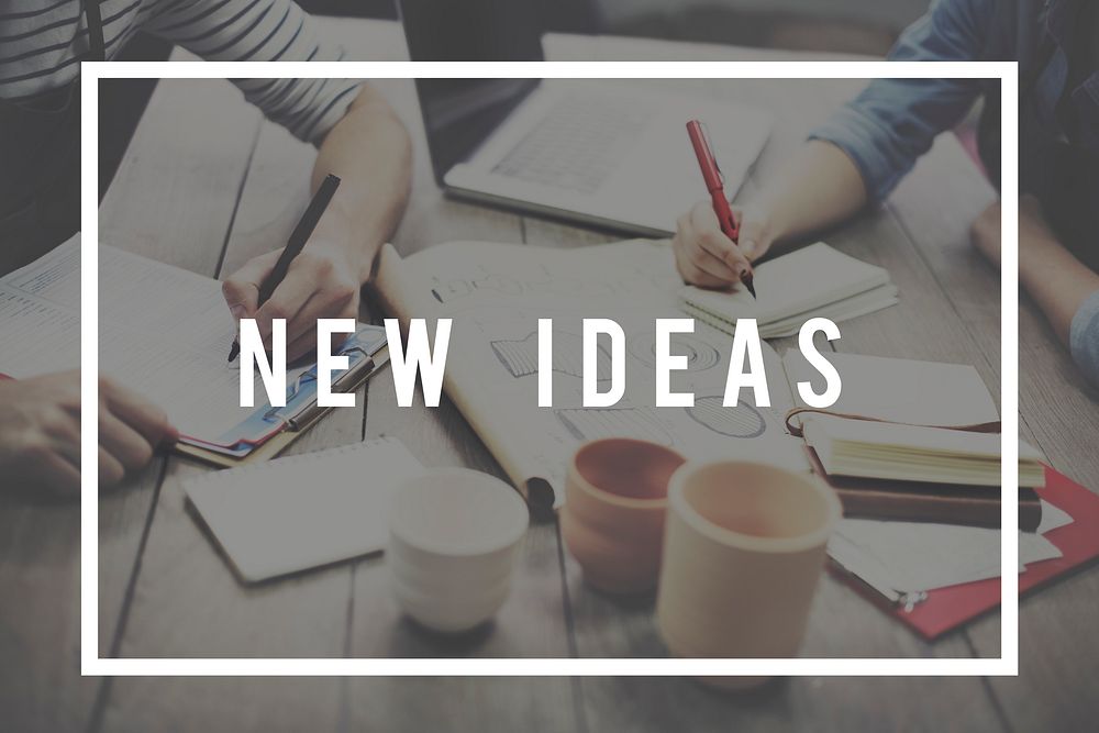New Ideas Launch New Business Concept