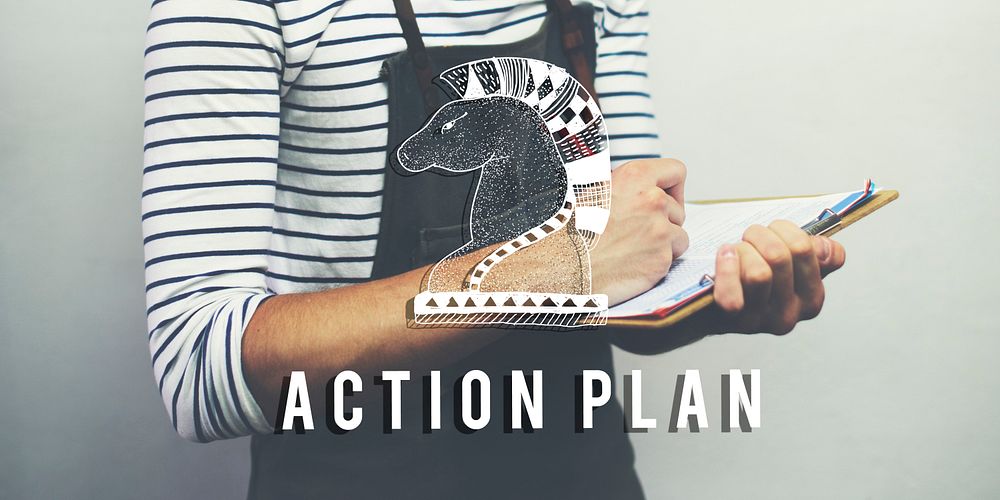 Action Plan Active Business Inspiration Vision Concept