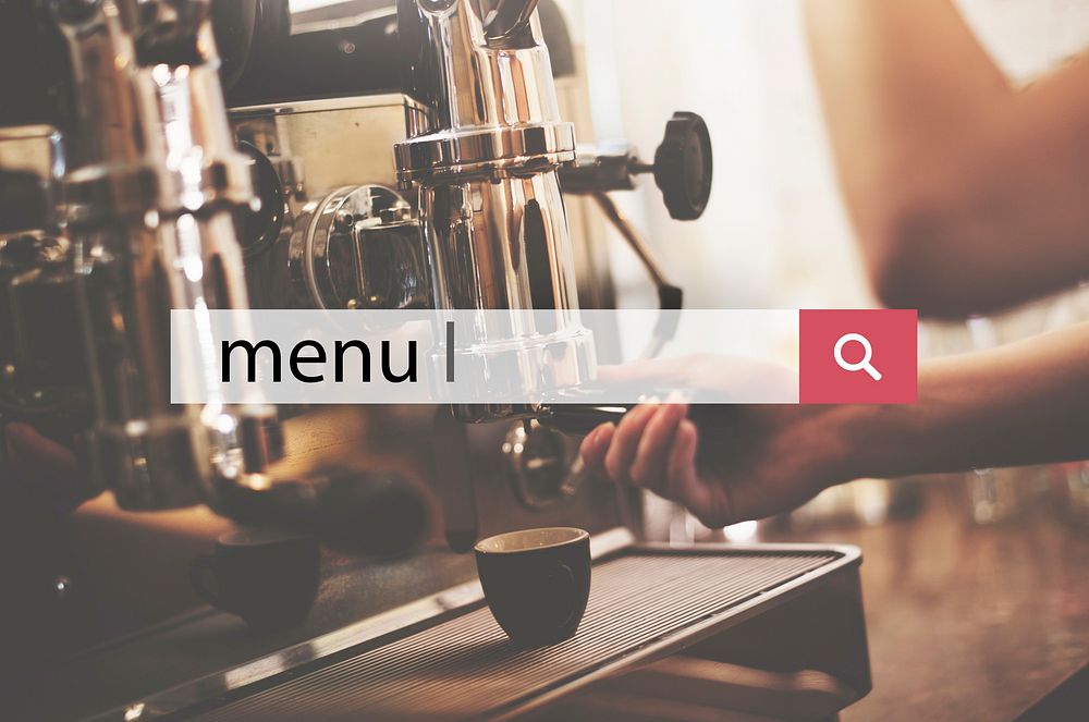 Menu Food and Beverage Order restaurant Concept