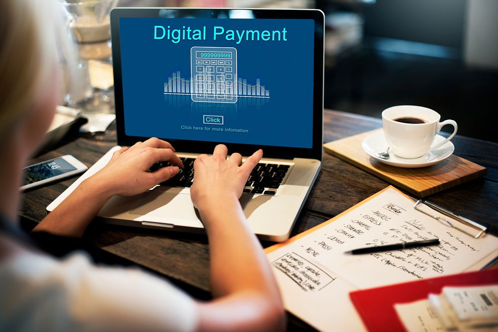Digital payment Consumerism Merchadise Card Concept