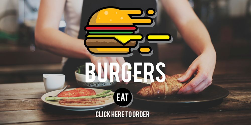 Burgers Junk Food Fatness Delicious Concept