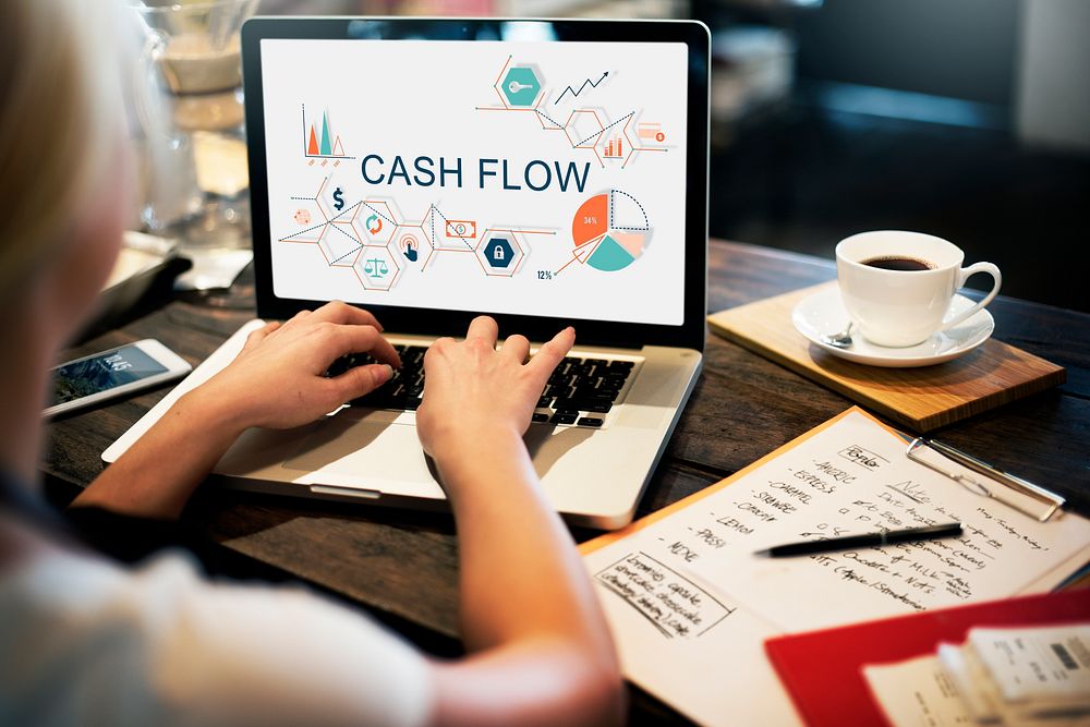 Cash Flow Finance Economy Revenue Funds Investment Concept