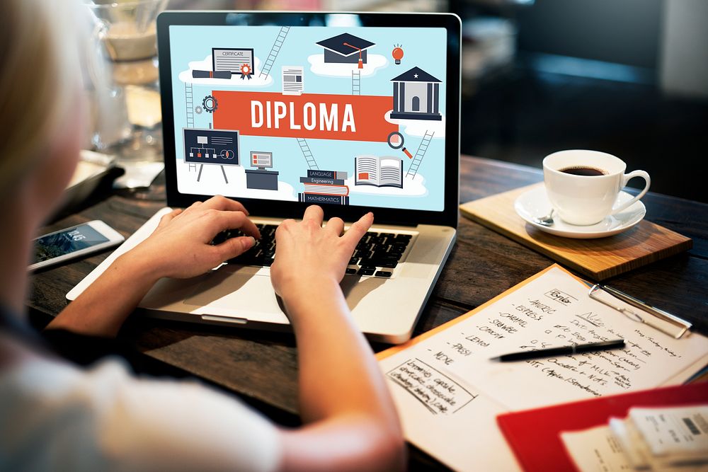 Diploma College Degree Certificate Intelligence Concept