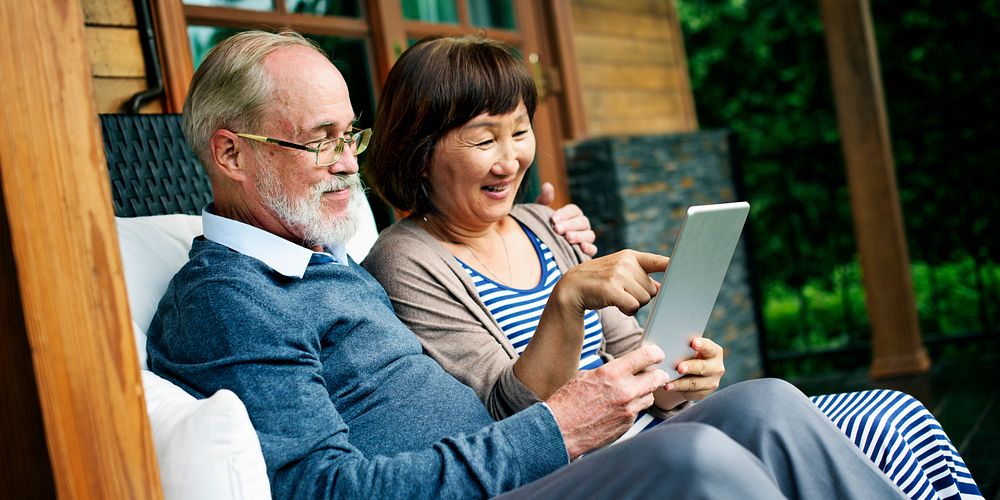 Couple Adult Happiness Laughing Holiday Concept