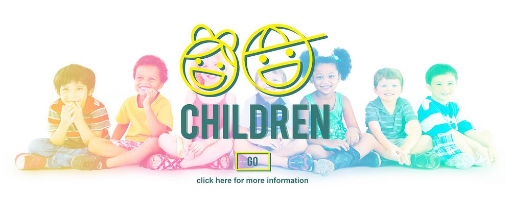 Children Childgood Kids Offispring Website Concept