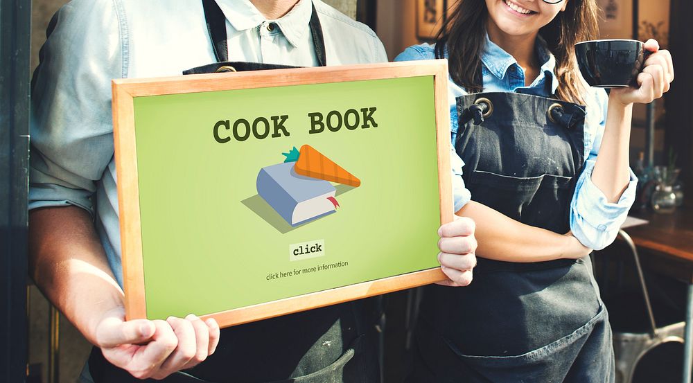 Cook Book Education Meal Preparation Concept