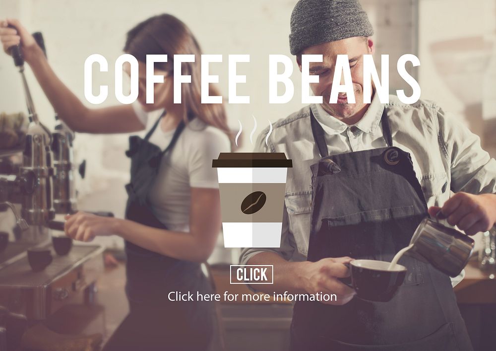 Coffee Beans Cappuccino Coffee Culture Concept