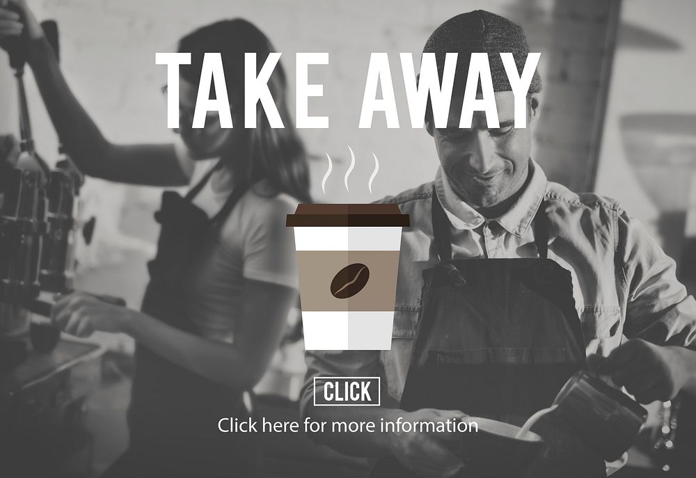 Take Away To Go Coffee Caffeine Concept