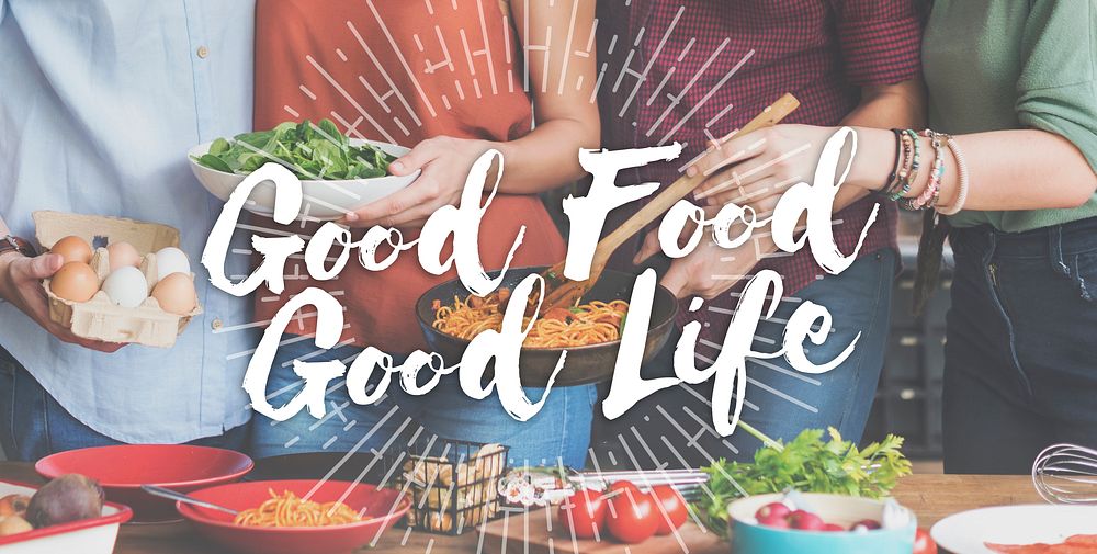 Good Food Good Life Gourmet | Free Photo - rawpixel