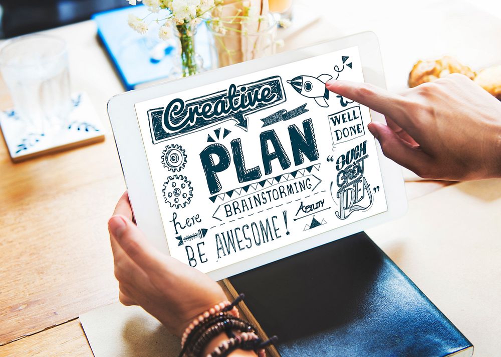 Creative Plan Planning Analysing Concept