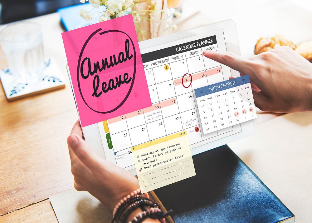 Annual Leave Schedule Planning To Do List Concept