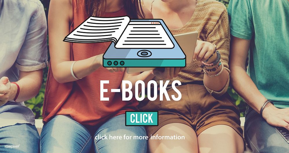 E-Books E-Reader Media Literature Innovation Technology Concept