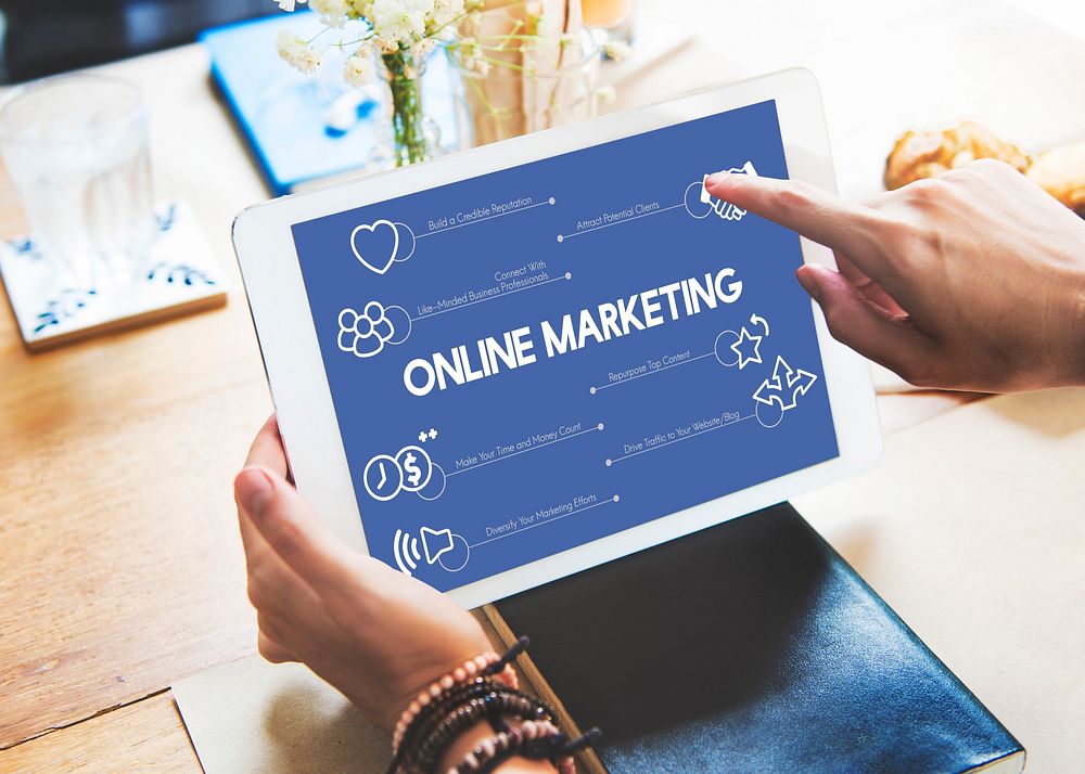 Online Marketing Advertisement Promotion Advertising Concept