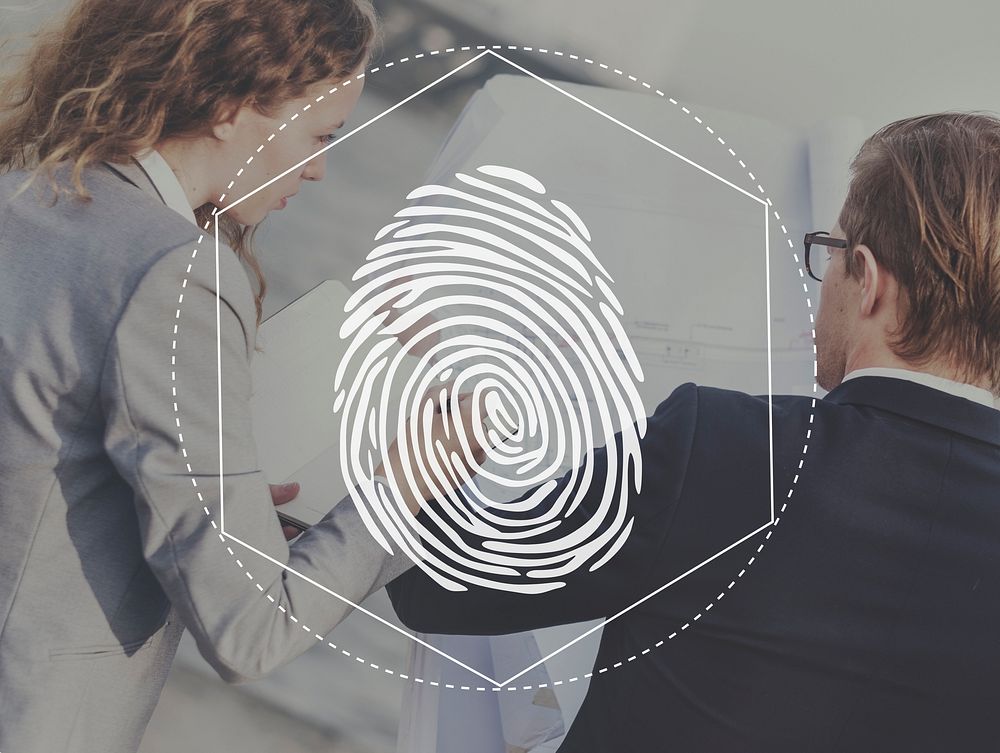 Fingerprint Security Distinction Access Graphic Concept