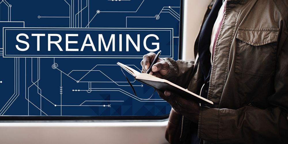 Streaming Online Internet Technology Concept