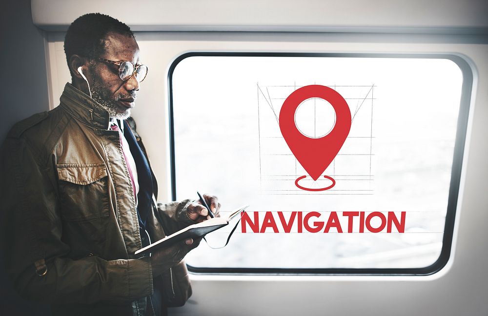 Navigation Location Mapping Destination Technology Graphic Concept
