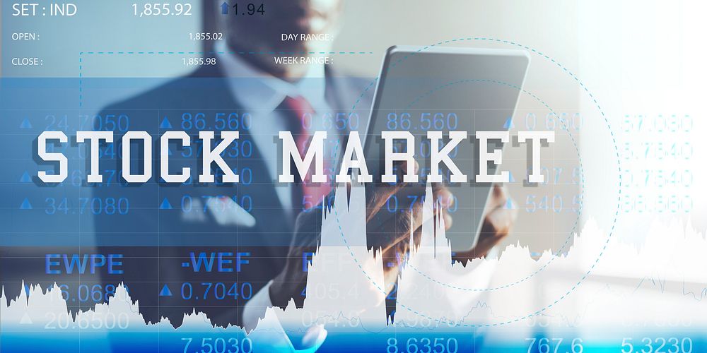 Stock Market Exchange Global Finance Shares Concept