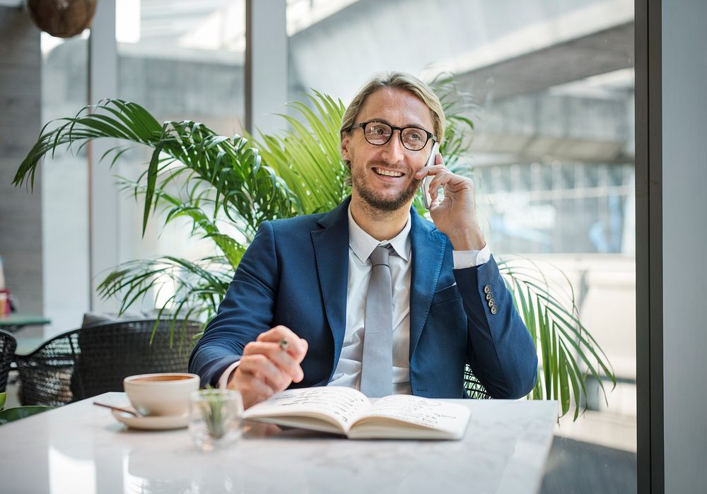 Businessman Working Thinking Business Concept