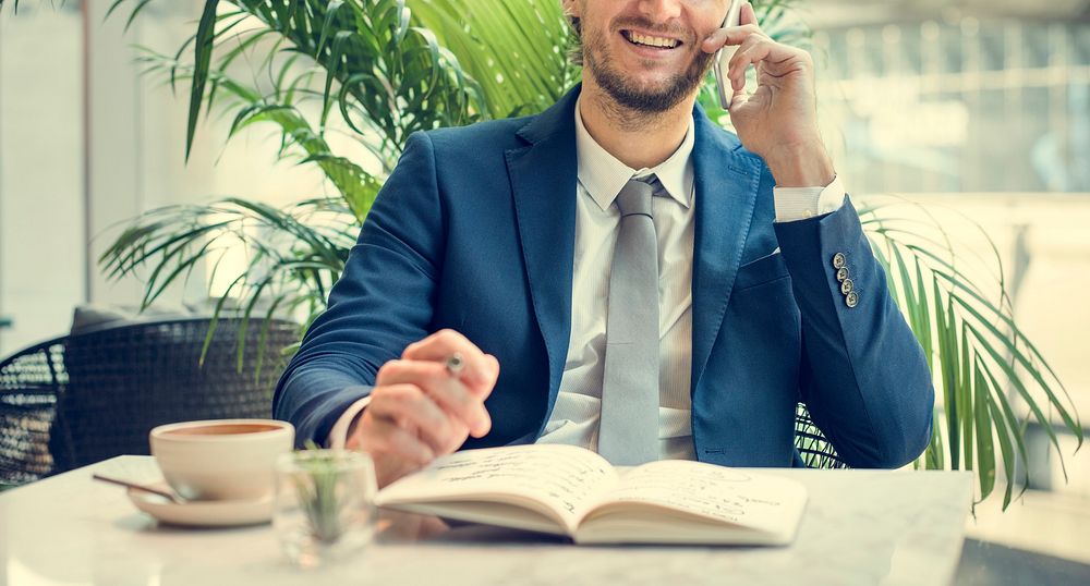 Businessman Working Thinking Business Concept