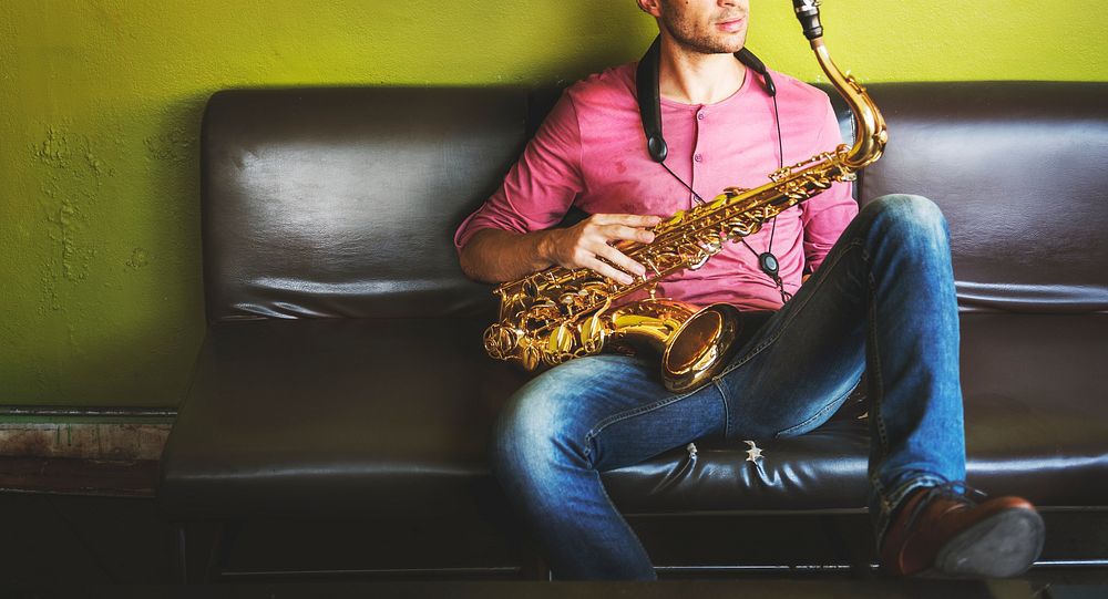 Musician Saxophone Jazz Artist Passion Concept 