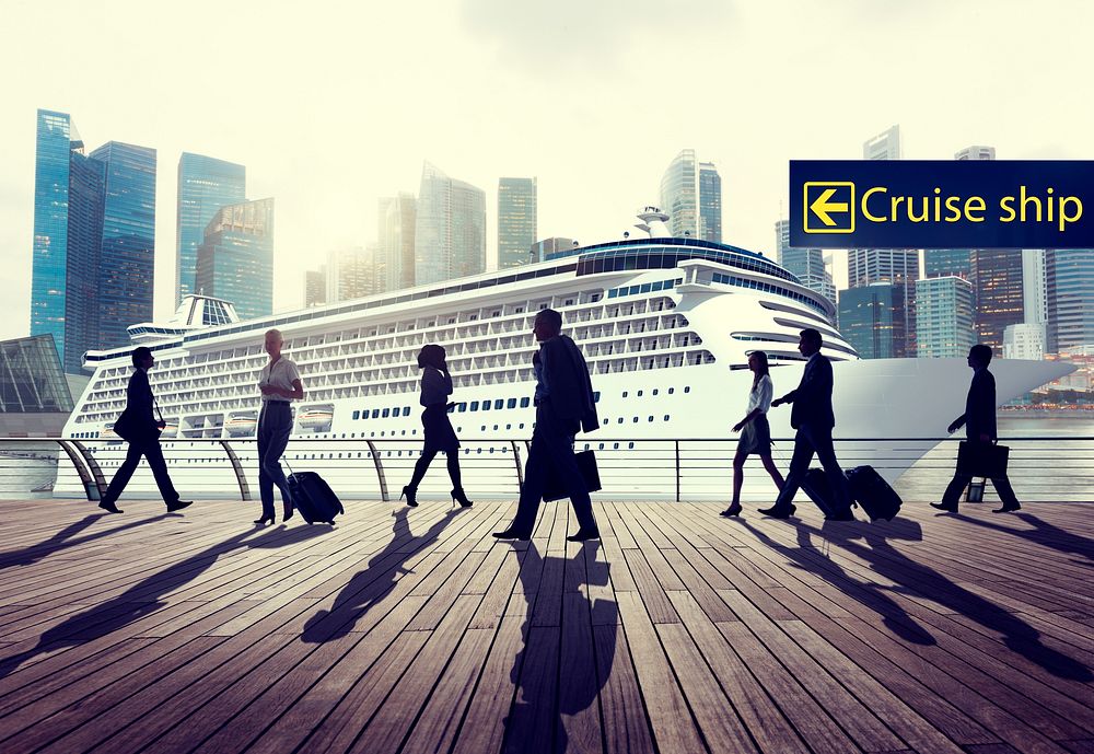 Business People Travel Cruise Ship Trip Journey Concept
