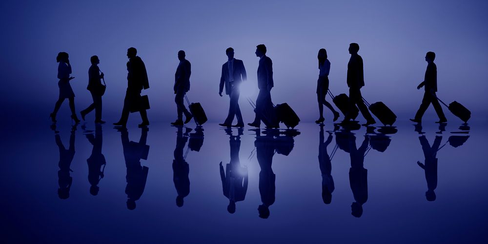 Group of Business People Traveling Destination Concept