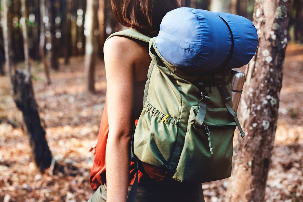 Backpacker Camping Trekking Wanderlust Leisure Concept