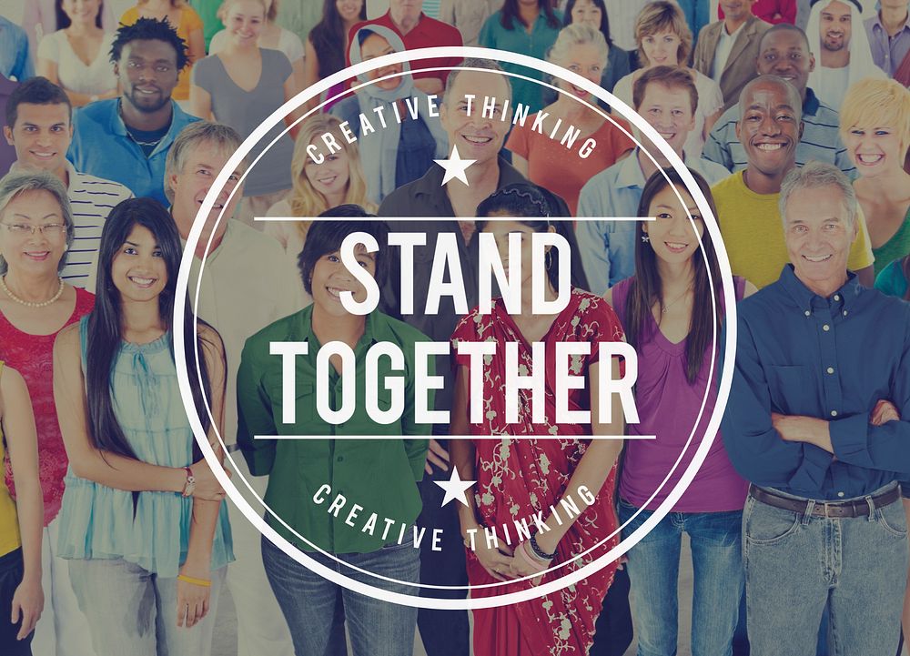 Stand Together Collaboration Cooperation Corporate Concept