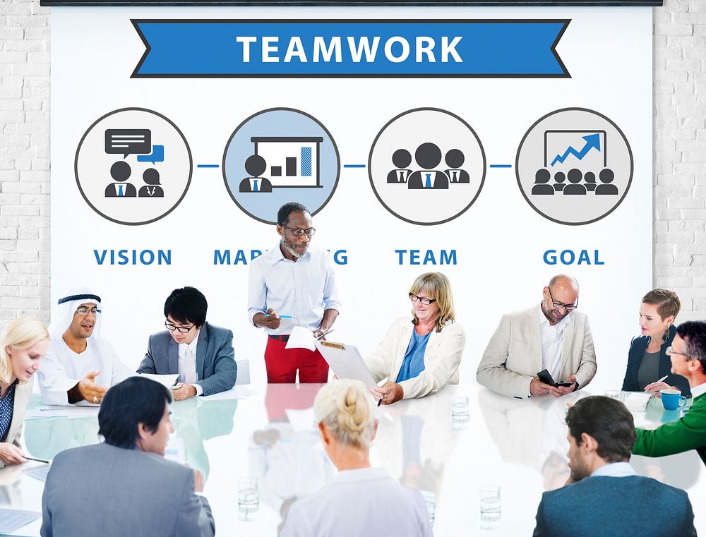 Business People Corporate Meeting Connection Teamwork Concept