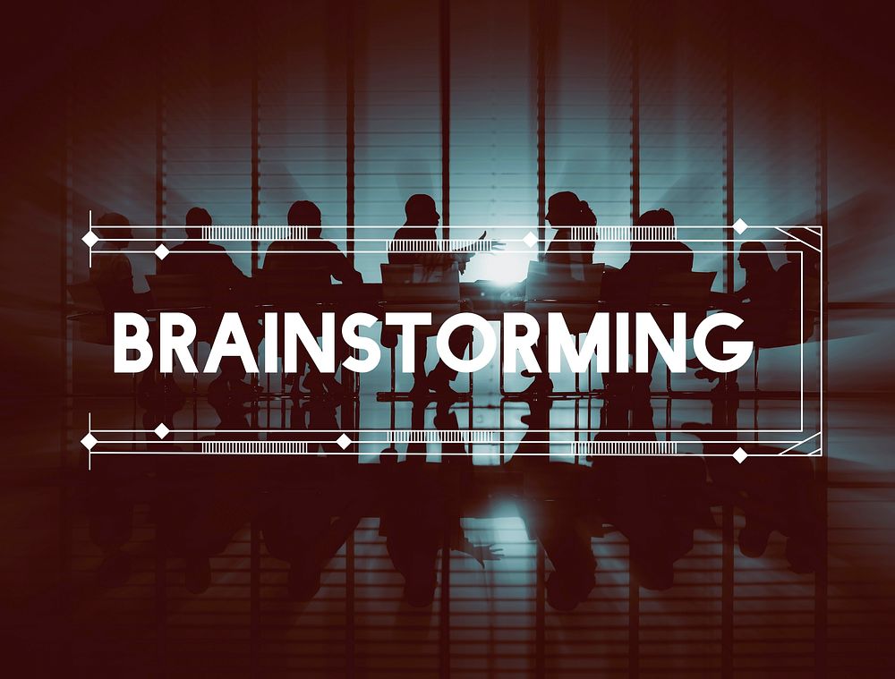 Brainstorm Brainstorming Creative Thinking Strategy | Premium Photo ...