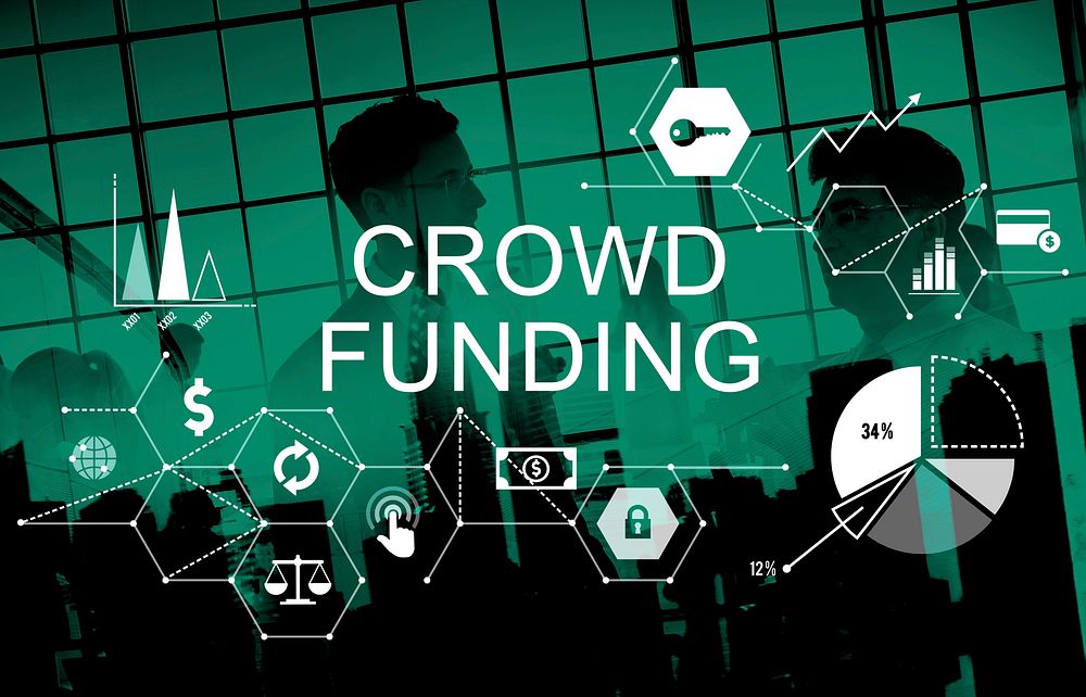 Crowd Funding Supporters Investment Fundraising Contribution Concept