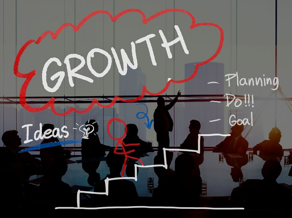 Growth Success Achievement Business Planning Concept