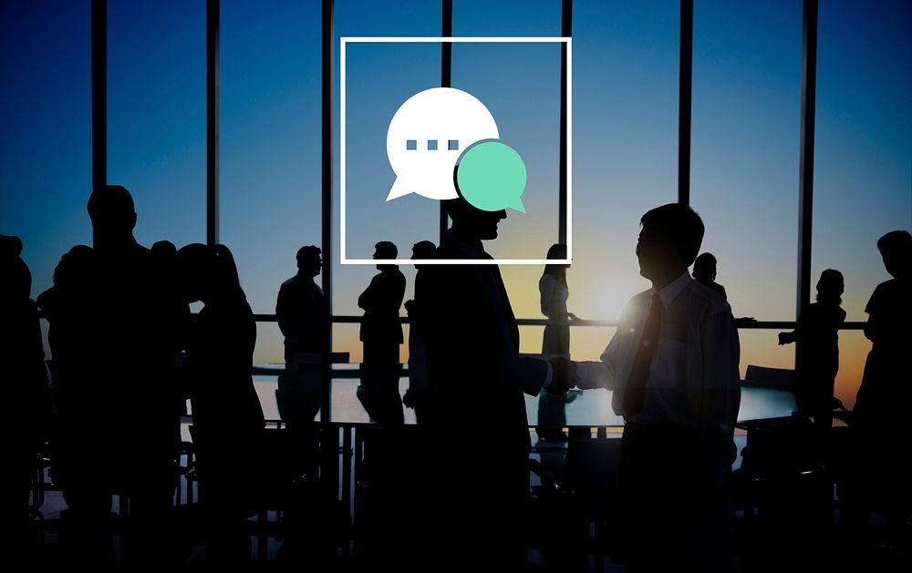 Messaging Talking Icon Communication Conversation Concept