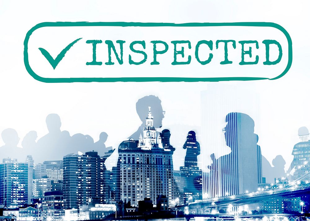Inspected Allow Approve Authority Permit Graphic Concept