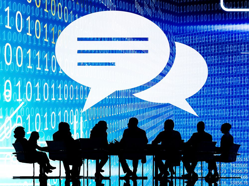 Chat Speech Bubble Communication Conversation Concept