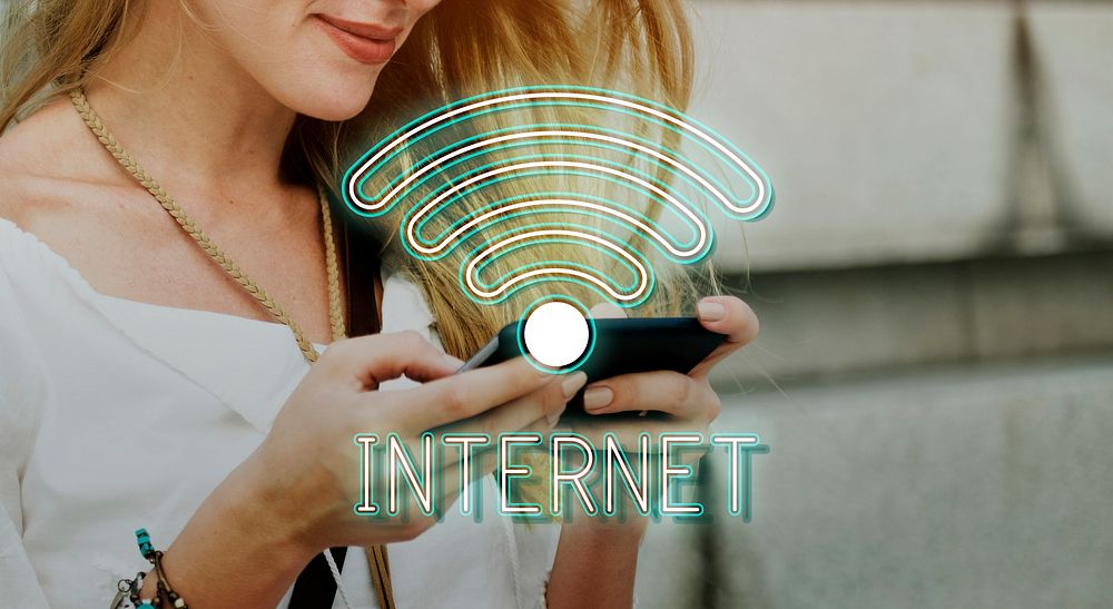 Wireless Internet Wifi Icon Concept