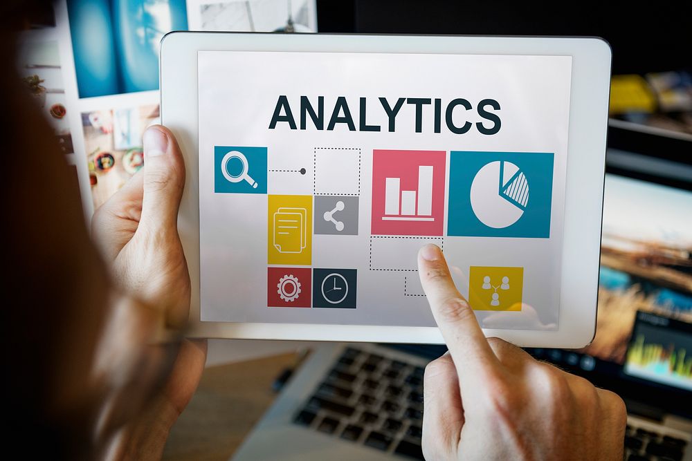 Data Analysis Analytics Information Report Concept