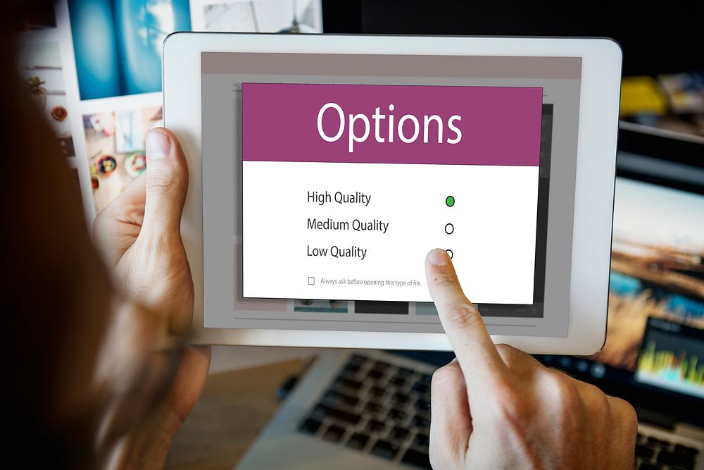 Quality Solution Options Graphic Interface