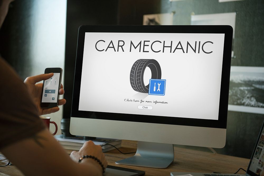 Automotive Car Mechanic Garage Service Concept